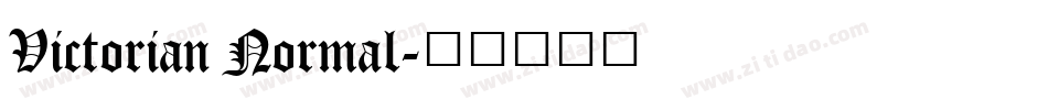 Victorian Normal字体转换